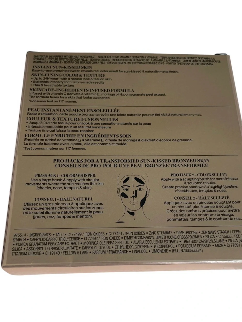 LANCOME Teint Idole Ultra Wear C.E. Skin Transforming Bronzer 07 DEEP New In Box